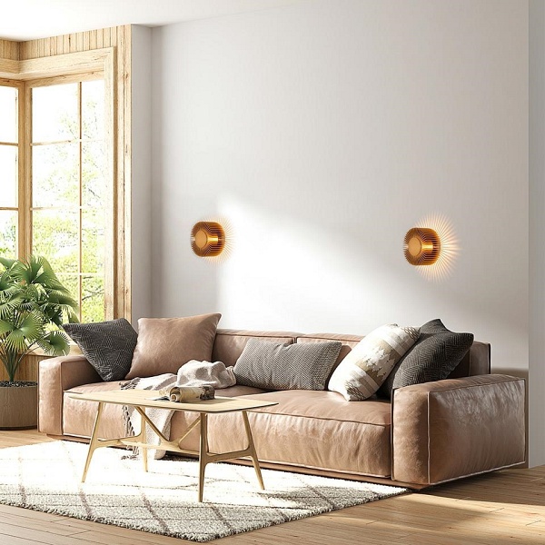 Lampa ścienna SUNNY złota - Moosee